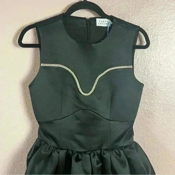 Tanya Taylor Mini Dress 2 Coquette Old Money Glam Audrey Hepburn Swiftie NYE - Picture 6 of 14